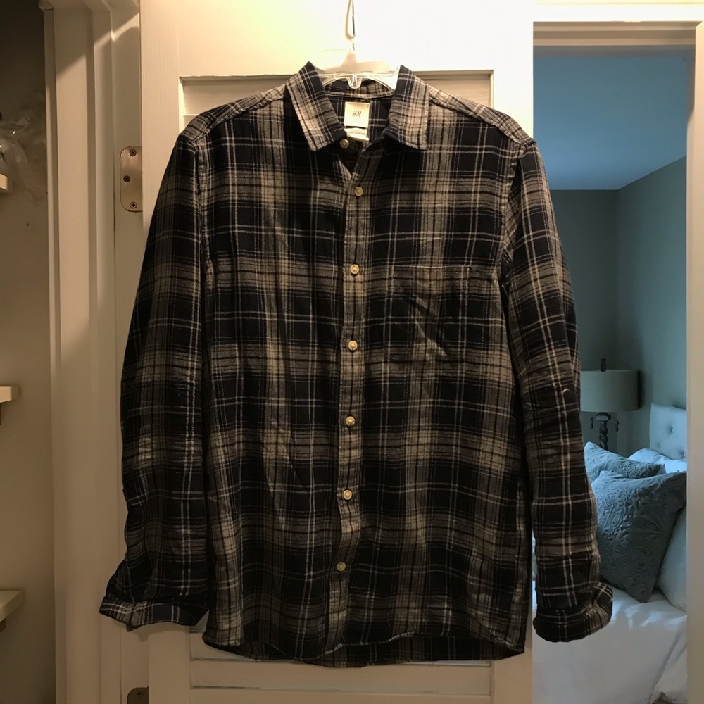 Men’s H&M Buttondown Plaid Shirt